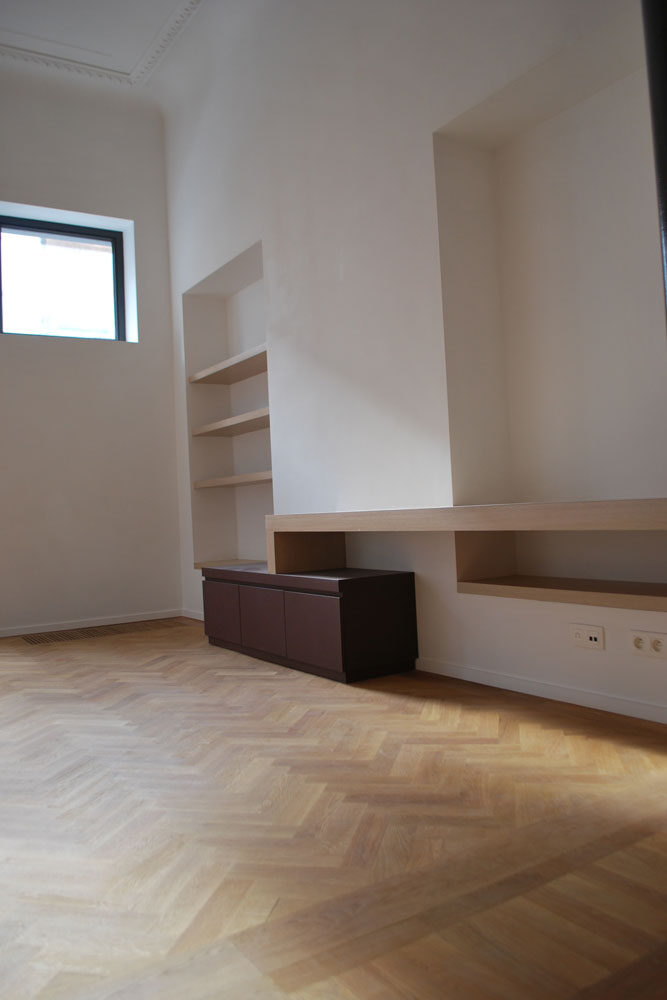 Fabriques — Menuiseries en niche, parquet point de Hongrie